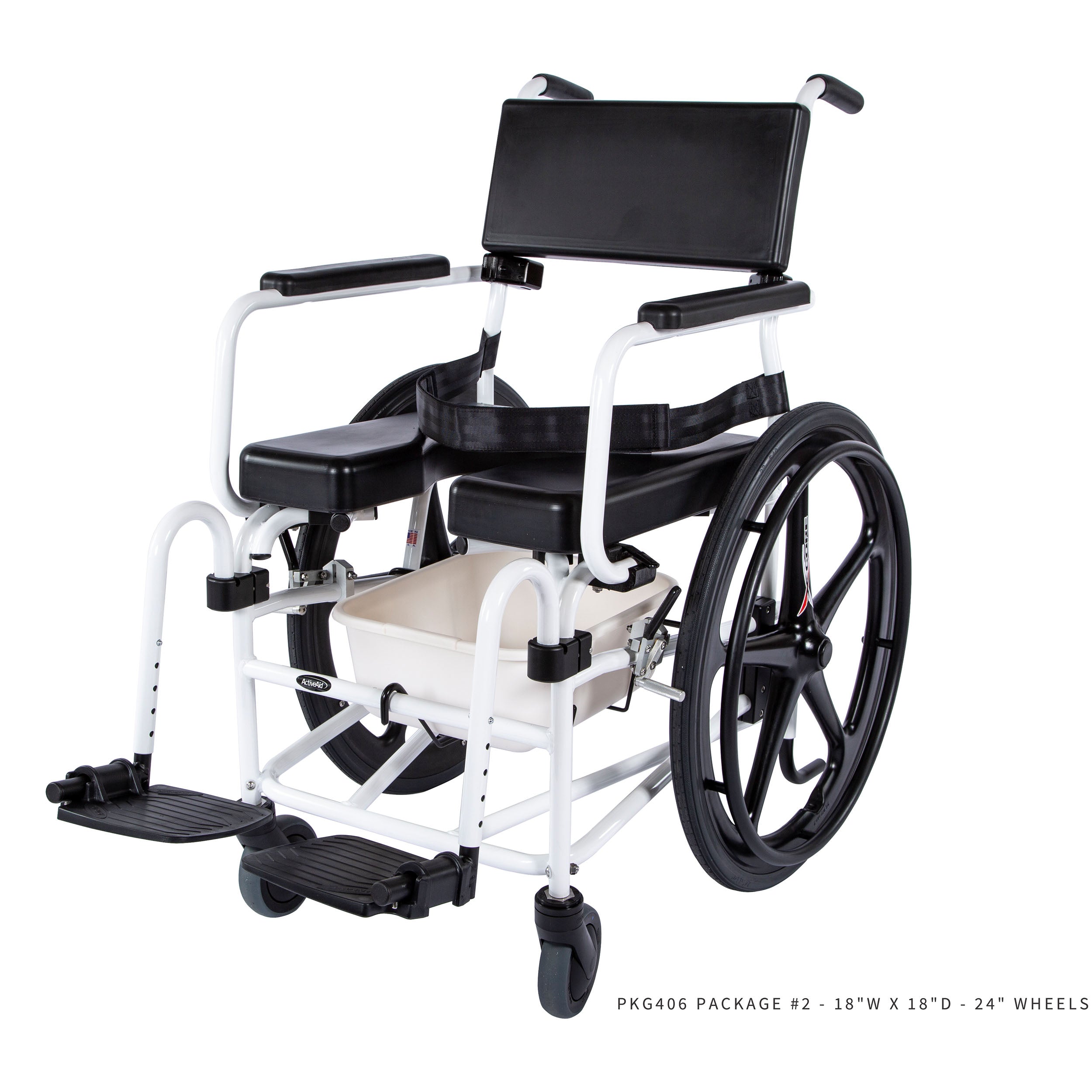 ActiveAid 600 Rehab Shower/Commode Chair