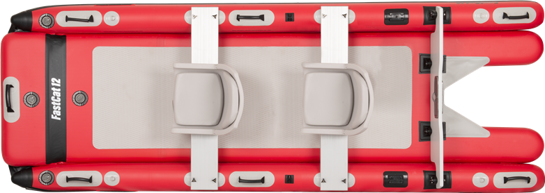 Sea Eagle FASTCAT12K_D Catamaran Inflatable Boat Deluxe Package New