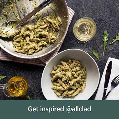 All-Clad Brushed D5 Stainless Cookware Set, Pots and Pans, 5-Ply Stainless Steel, Professional Grade, 10-Piece - 8400001085