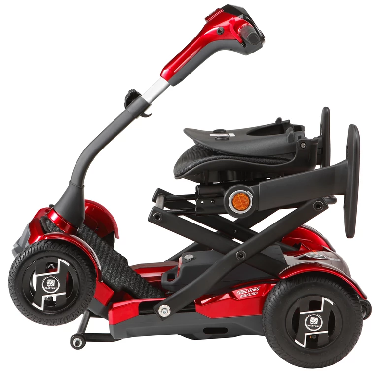 EV Rider Teqno AF S26 Automatic Folding Mobility Scooter Red New