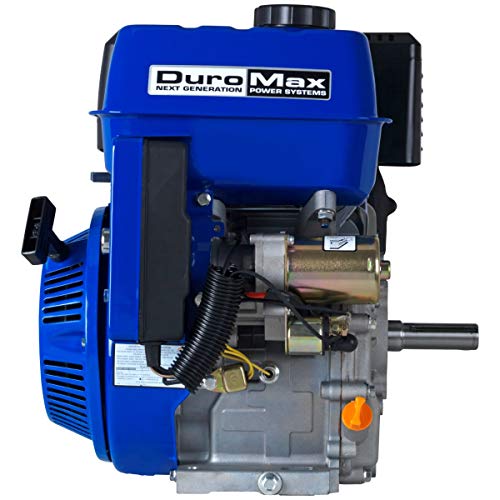 DuroMax XP18HPE 440cc Recoil/Electric Start Gas Powered 50 State Approved, Multi-Use Engine, XP18HPE, Blue
