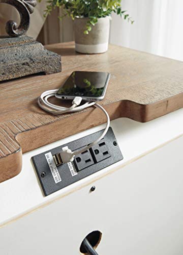 Signature Design by Ashley Realyn Nightstand, Chipped White