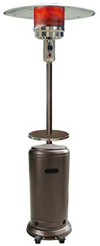 Hanover H001BR 7-Ft. 48,000 BTU Steel Propane Patio Heater, Hammered Bronze
