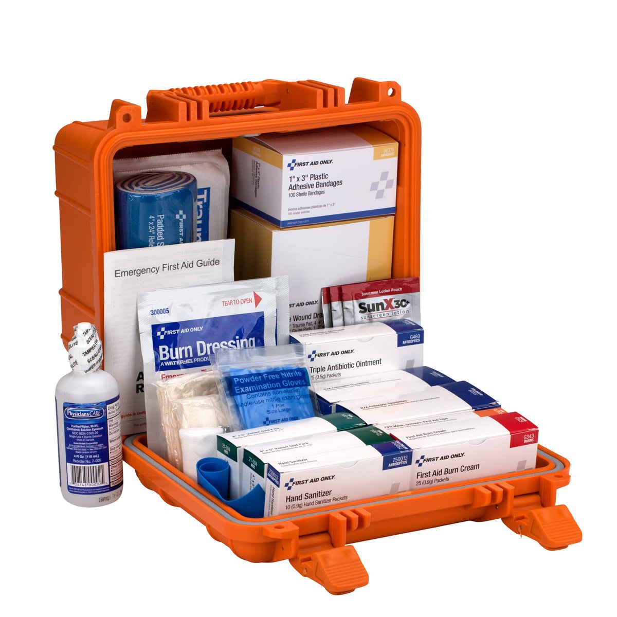 First Aid Only 50-Person ANSI B First Aid Kit, Plastic, Waterproof (2 per order)