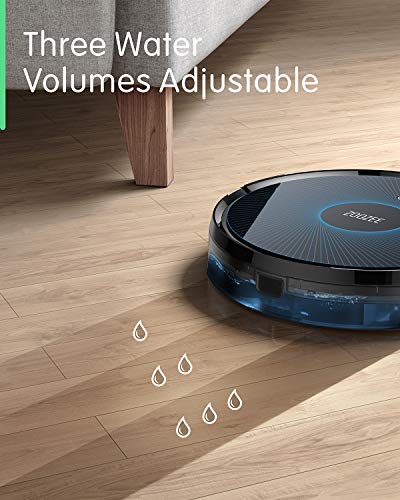 ZOOZEE Z50 Robot Vacuum Cleaner 2-in-1 Vacuum and Mop 5200mAh LG Battery 3000Pa MAX Suction Works with Alexa & Siri Automatic Recharge Robotic Vacuum Cleaners Good for Pet Hair, Hard Floor, Carpet
