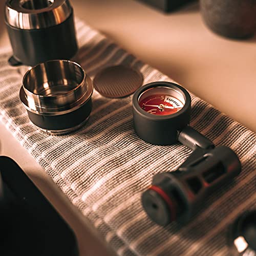 Flair Espresso Maker PRO 2 (Black) - An all manual lever espresso maker with stainless steel brew head and pressure gauge