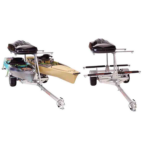 Malone LowMax 2 Kayak w/ Cargo Box Trailer Package