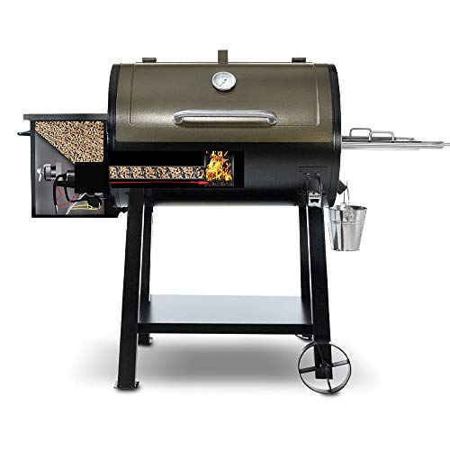 PIT BOSS 72440-PB440D LGrill 440 Deluxe Wood Pellet Grill, Square inches, Stainless Steel