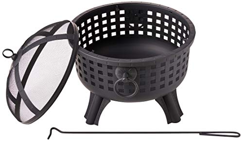 Landmann 26364 23-1/2-Inch Savannah Garden Light Fire Pit, Black