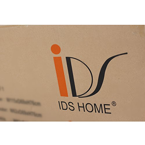 IDS Online 7 Pieces Home Dining Kitchen Furniture Set, with with Faux Marble Glass Top Metal Leg and Frame, Black,