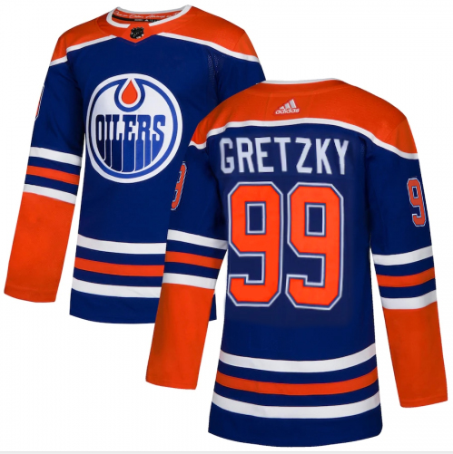 Men Edmonton Oilers Wayne Gretzky #99 NHL Jersey