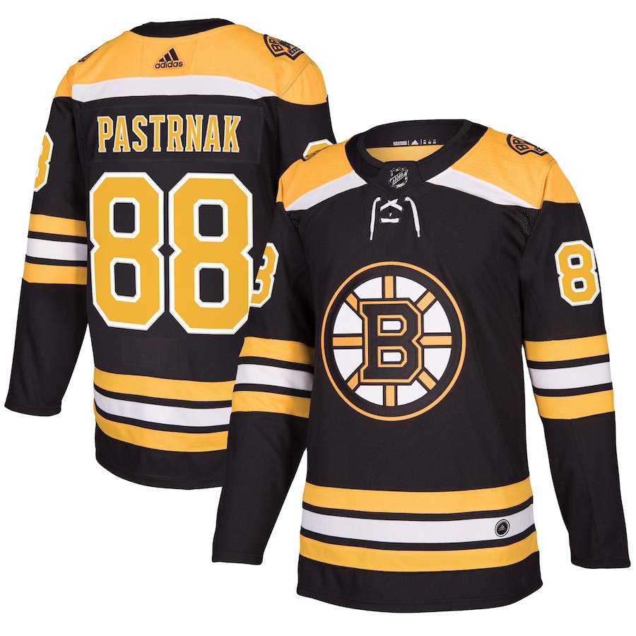 Men Boston Bruins Pastrnak #88 NHL Jersey