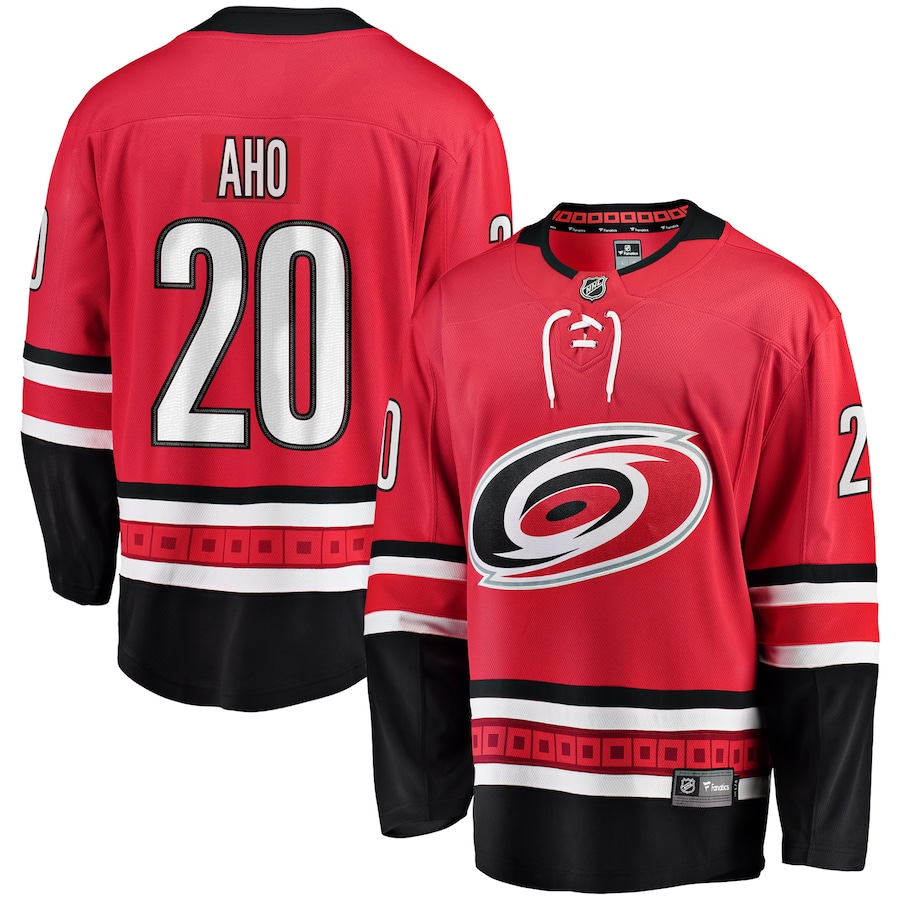 Men Carolina Hurricanes Sebastian Aho #20 NHL Jersey