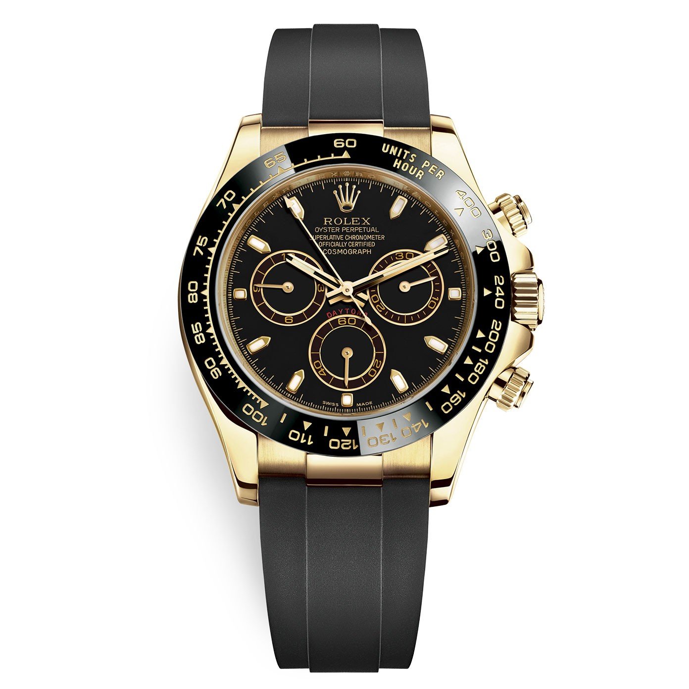 Daytona Black Yellow Gold 40mm