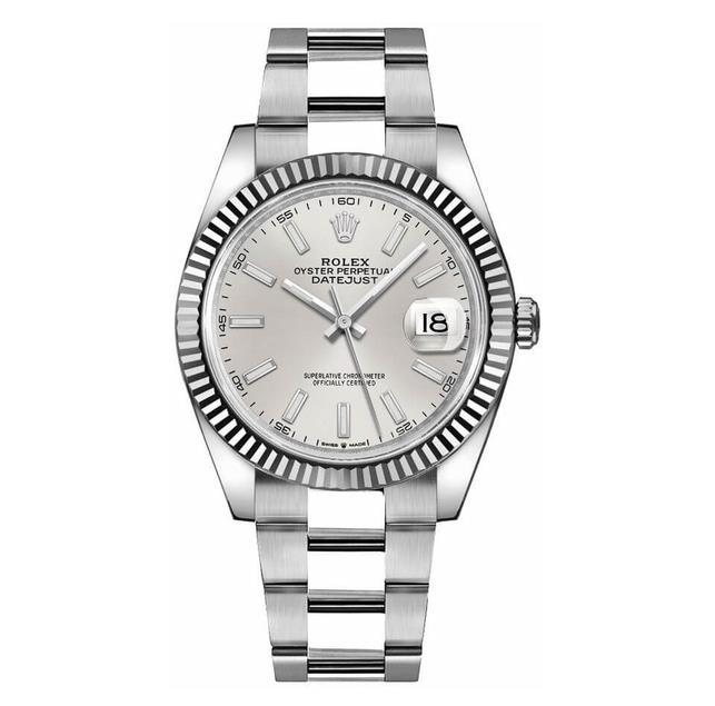 Datejust Silver Dial Oyster Bracelet 41mm