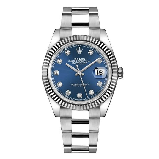 Datejust Blue Diamond Dial 41mm