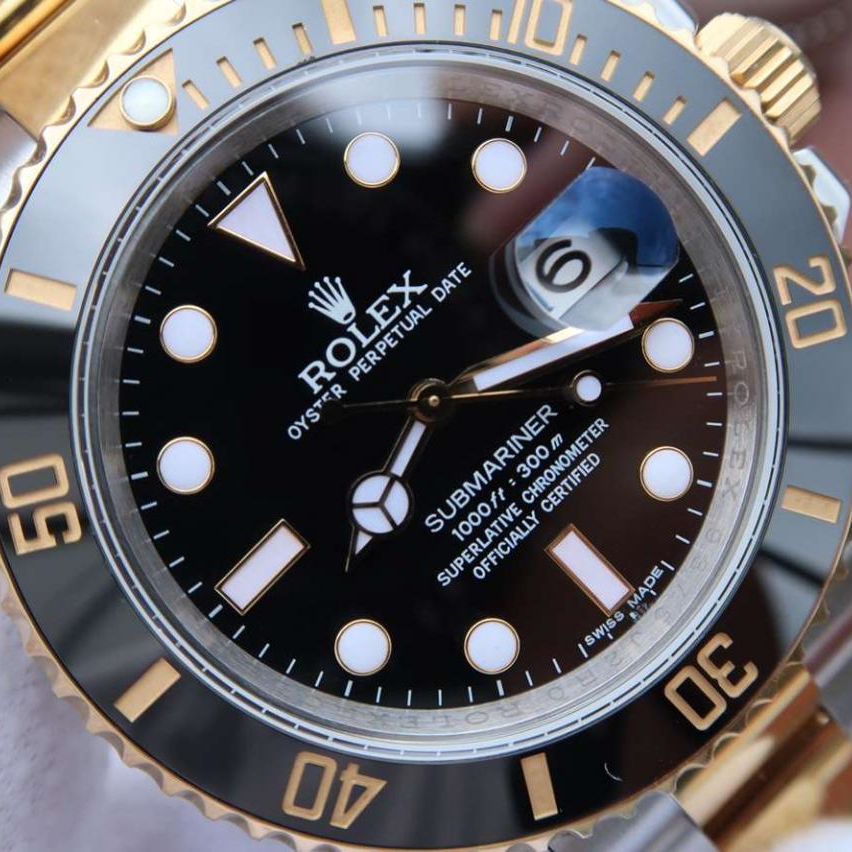 Submariner Date Two Tone Oyster Bracelet 41mm