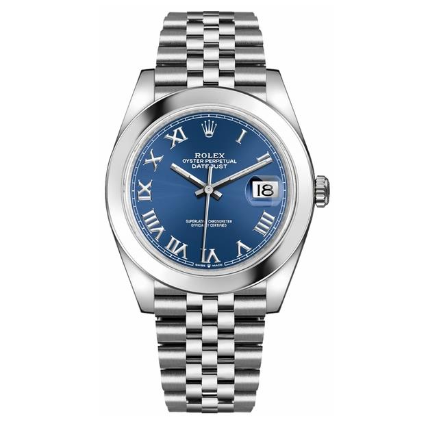 Datejust Blue Dial Jubilee Bracelet 41mm
