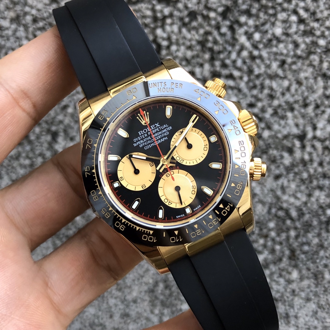 Daytona Yellow Gold Oysterflex 40mm