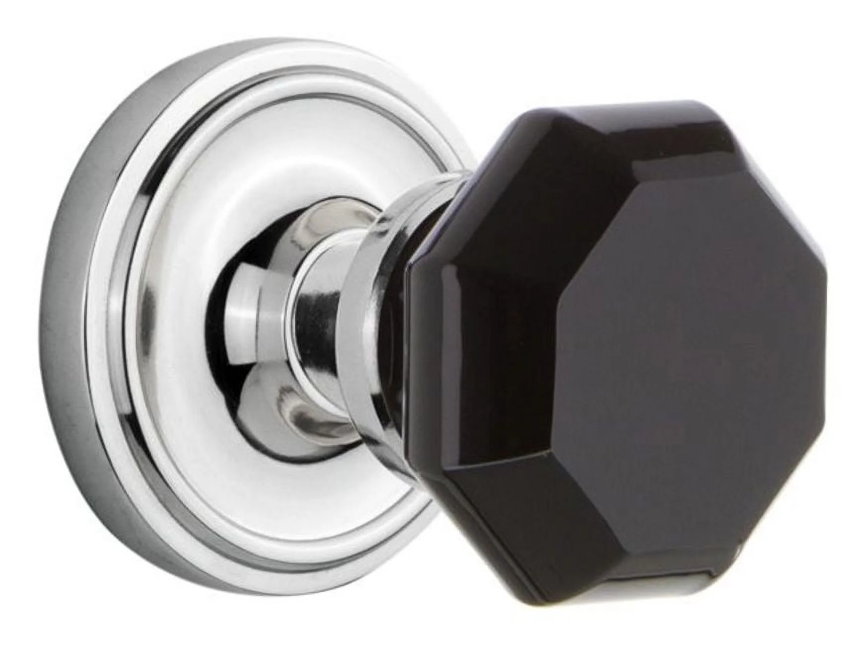 Nostalgic Warehouse Clawab_Sd_Nk Classic Solid Brass Rose Single Dummy Door Knob - Chrome