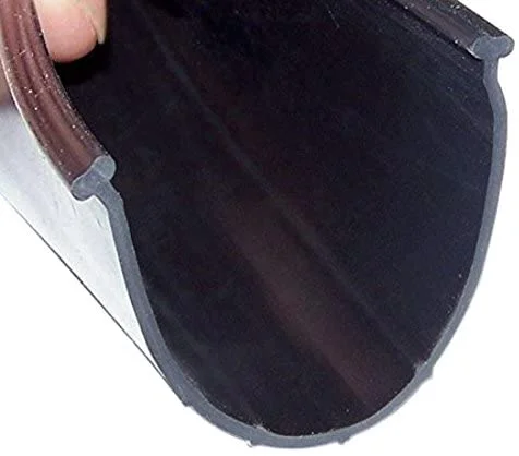 Bottom Rubber T/Bead Factory Garage Door Weather Seal, 10' L