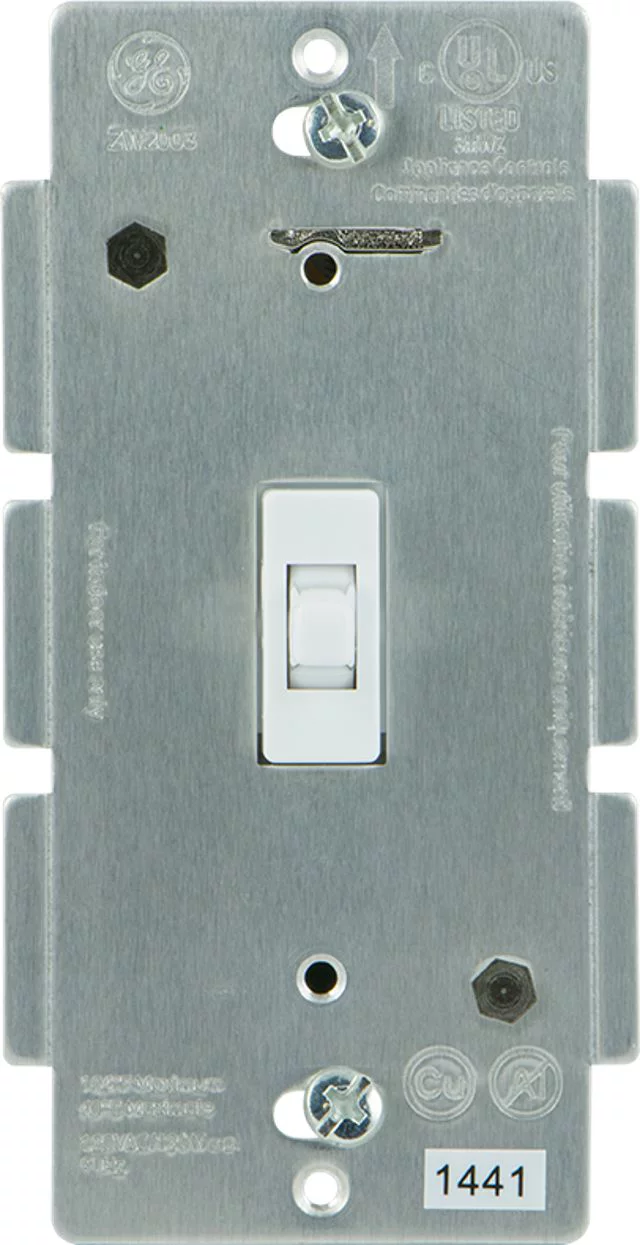 GE Add-On In-Wall Toggle Switch for Smart Home, Hub Required, 12728