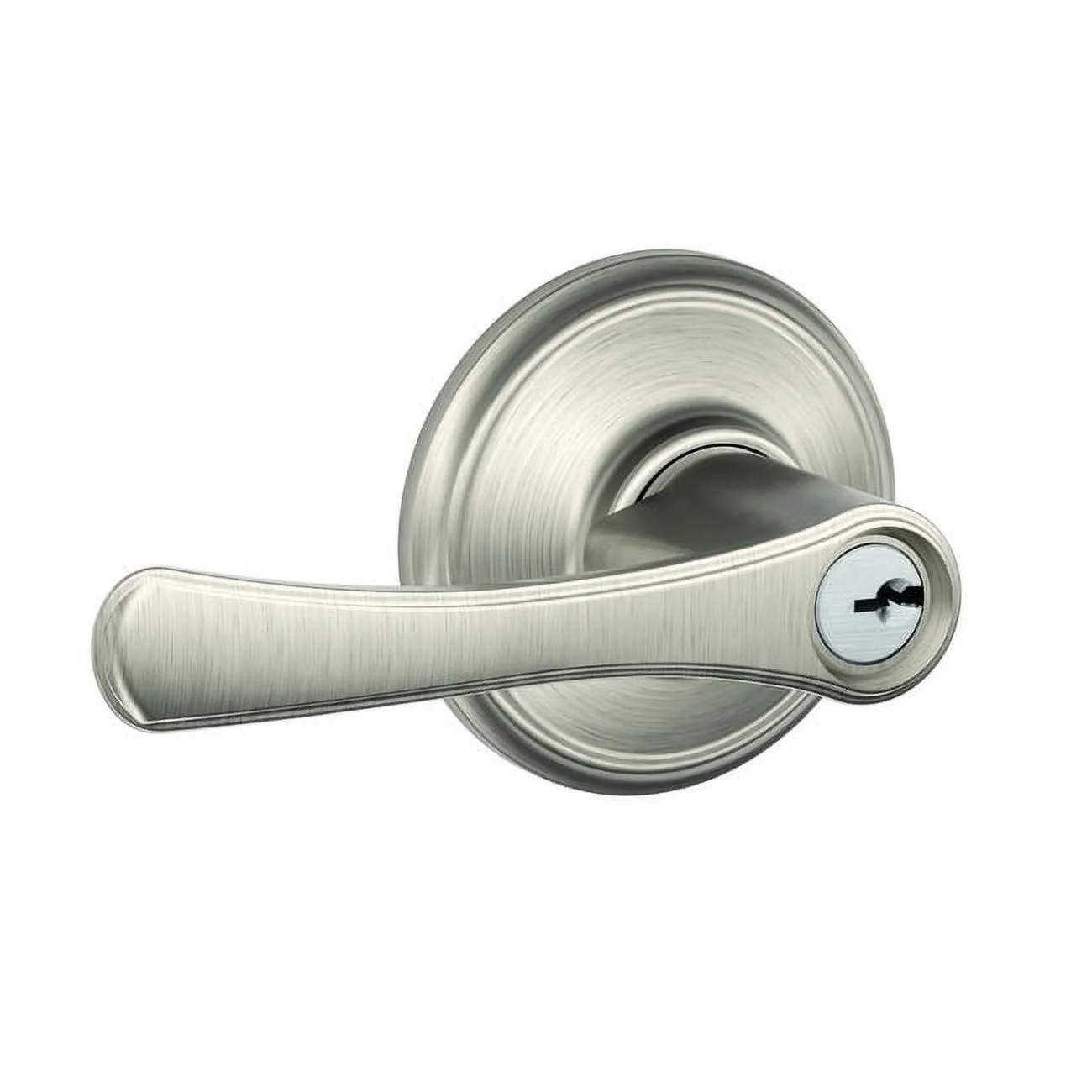 Schlage F51VVLA619 Avila Entry Lever, Satin Nickel