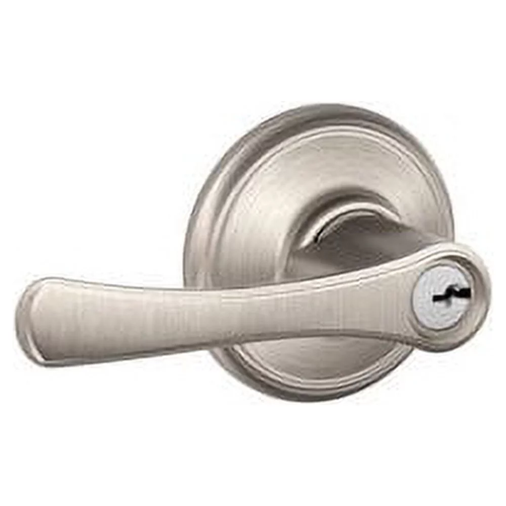 Schlage F51a-Vla Avila Single Cylinder Keyed Entry Door Lever Set - Brass