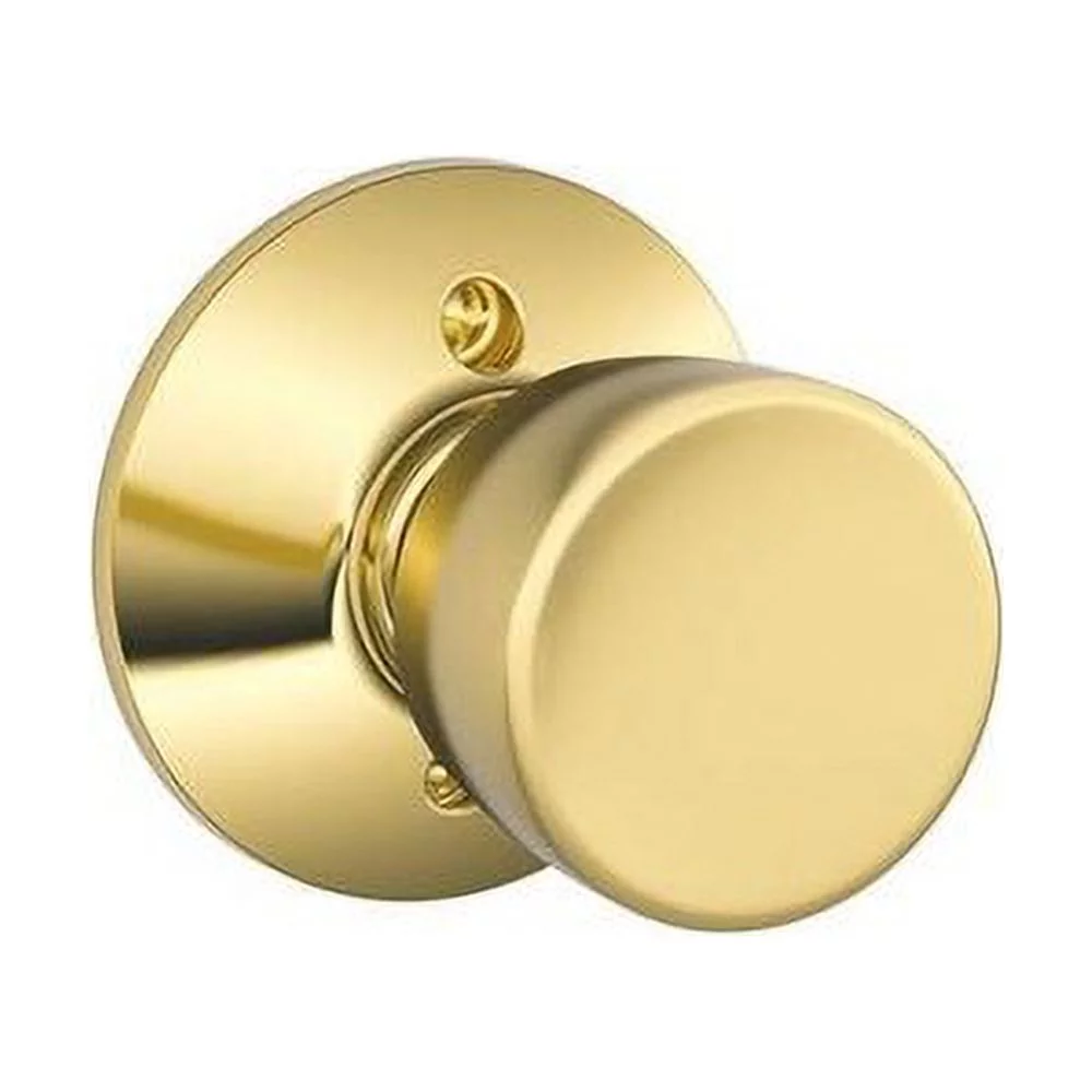 Bell Knob Non-Turning Lock, Antique Brass (F170 BEL 609)