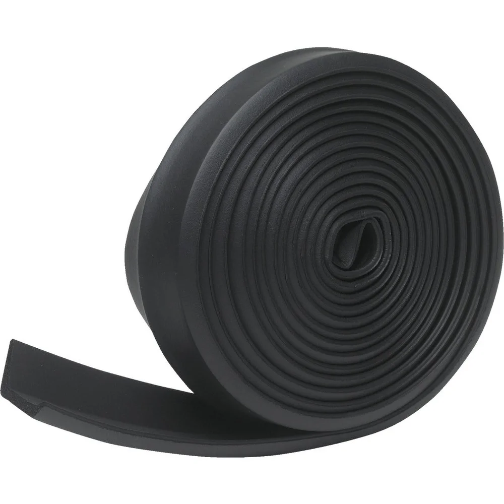 Do it 2-1-4 In. x 16 Ft. Black Rubber Weatherstrip Garage Door Seal G16HDI G16HDI 261399