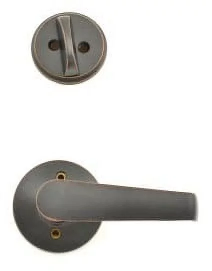 Schlage F59-Ela Elan Residential Single Cylinder Keyed Entry Interior Pack - Bronze