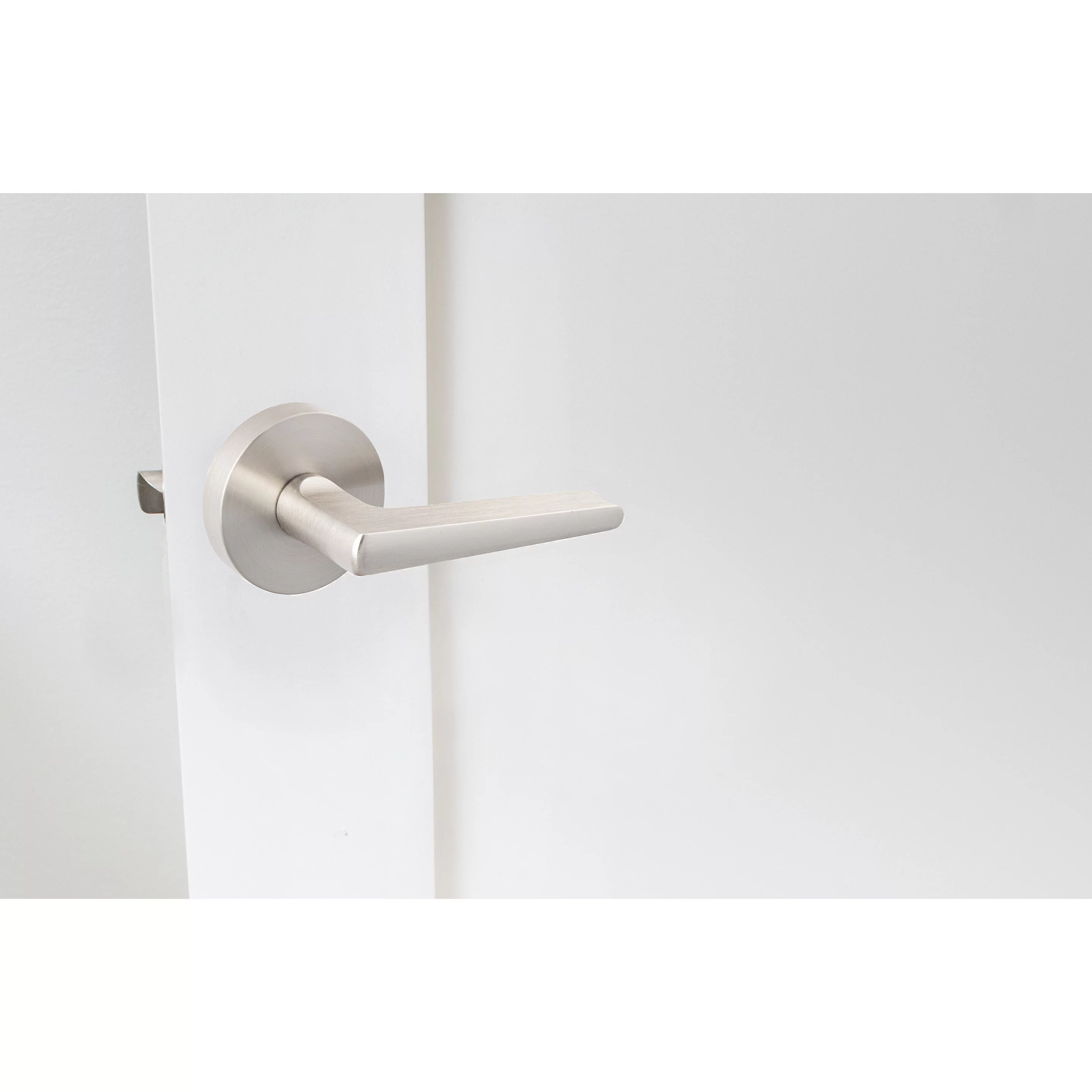 Sure-Loc Bs102-Rd Basel Privacy Door Lever Set - Nickel