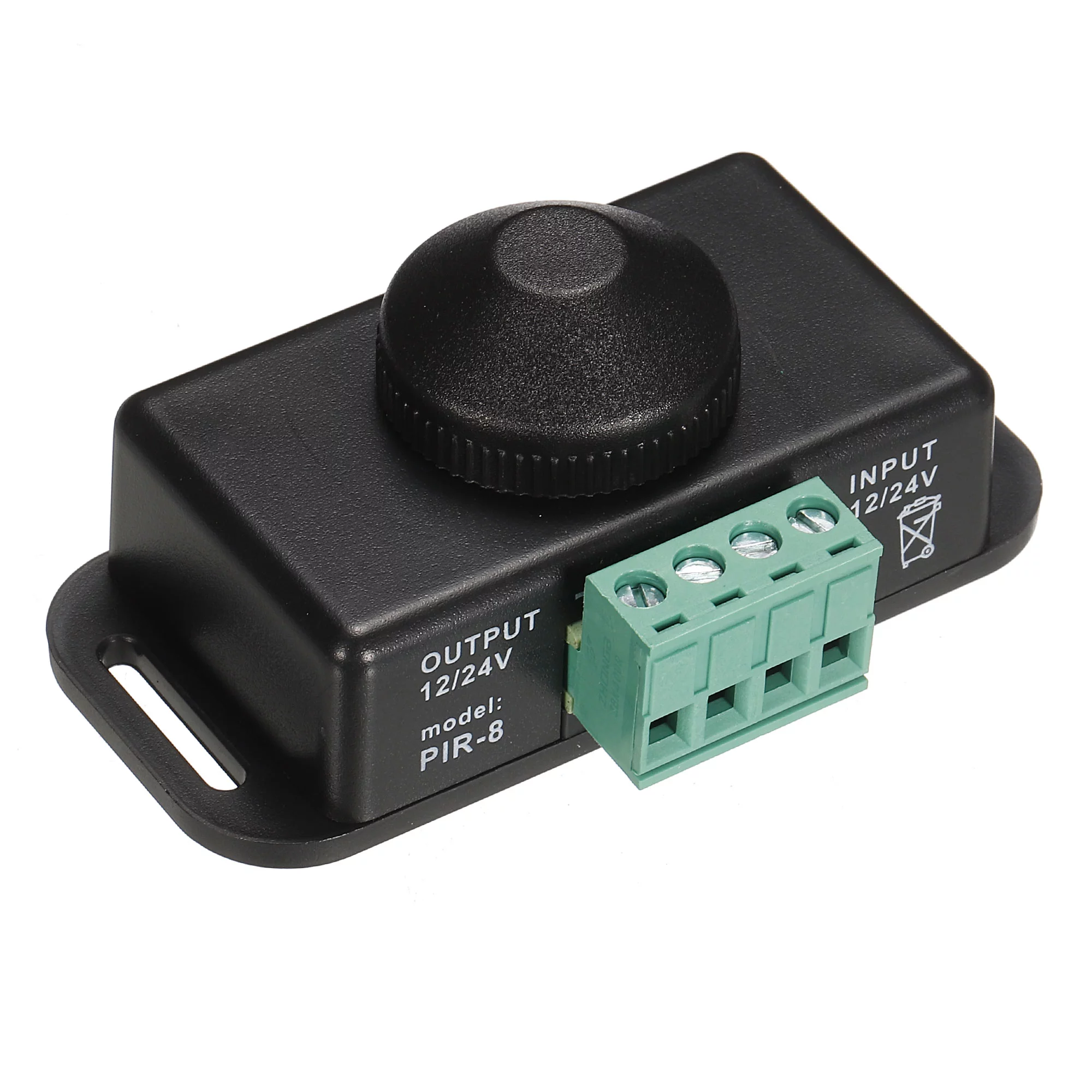 Uxcell LED Strip Dimmer Switch Rotary Knob Brightness Controller Black