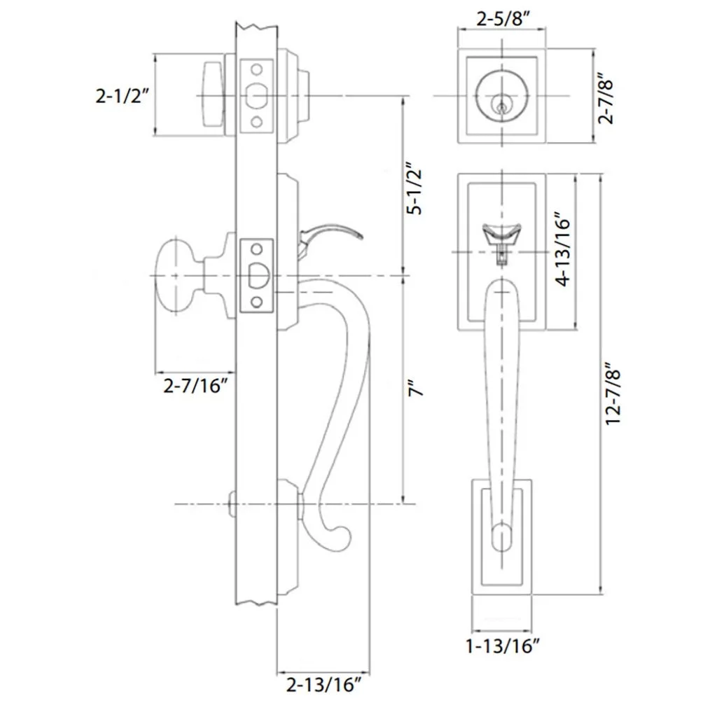 Pamex Tuscany Handleset