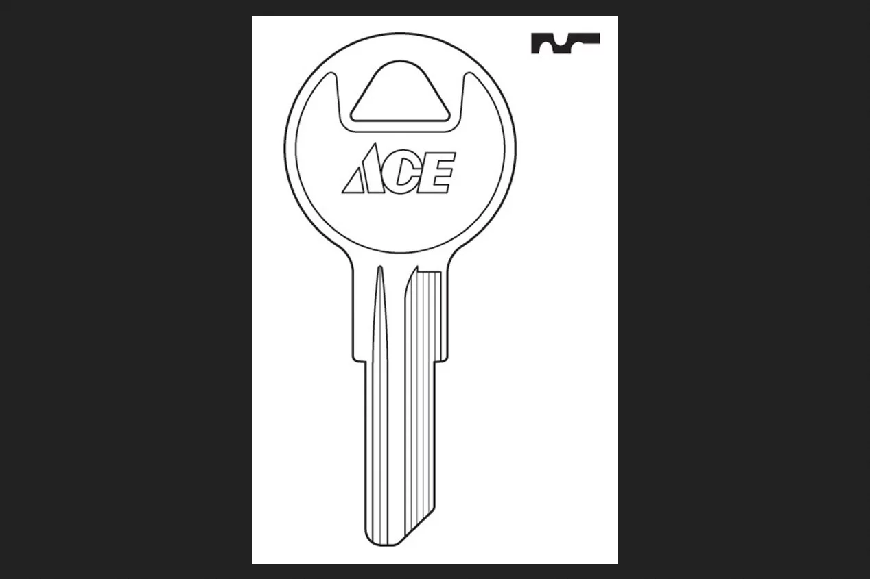 Ace Home House/Office Key Blank EZ# Y11 Single sided For Yale Locks