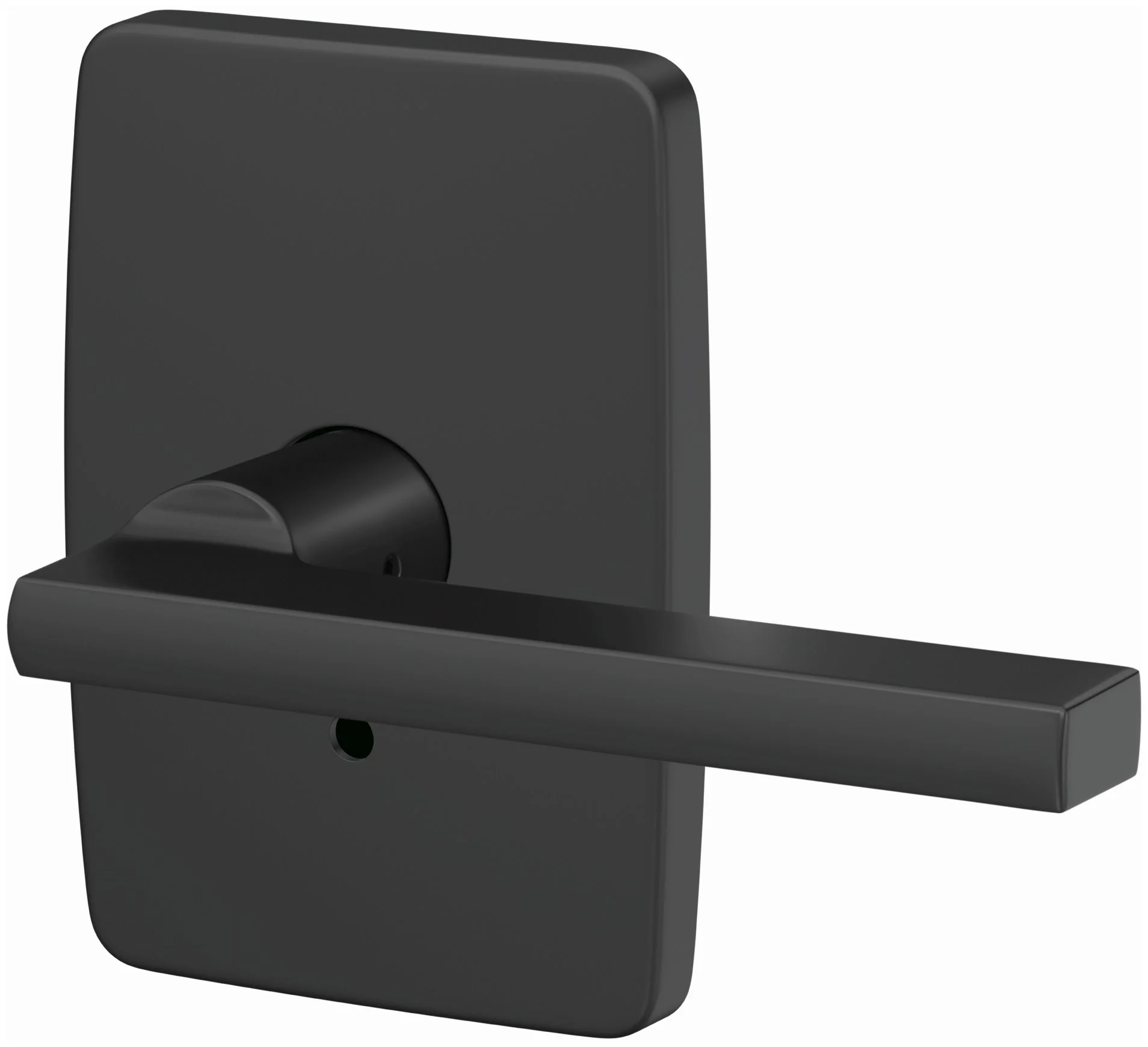 Schlage Fc172-Lat-Gee Custom Latitude Non-Turning Two-Sided Dummy Door Lever Set - Black