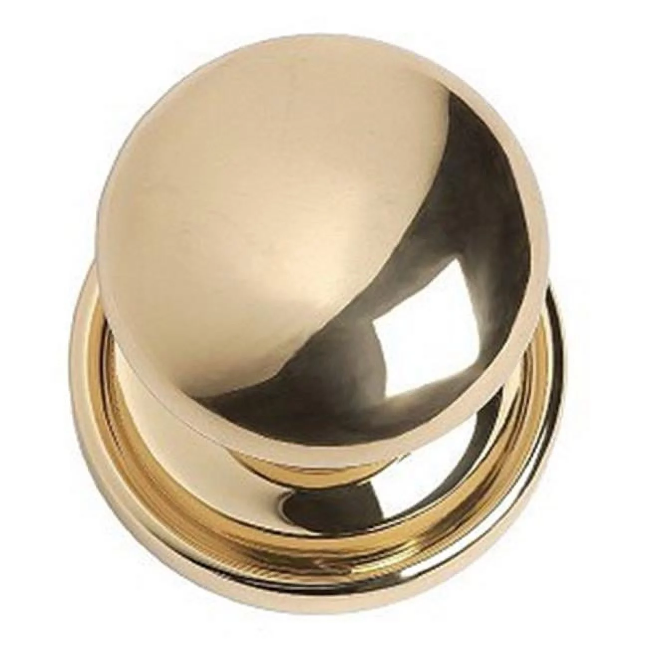 Brass Accents  2 in. Netropol Mushroom Shaped Knob Rosette Passage Set - Antique Brass