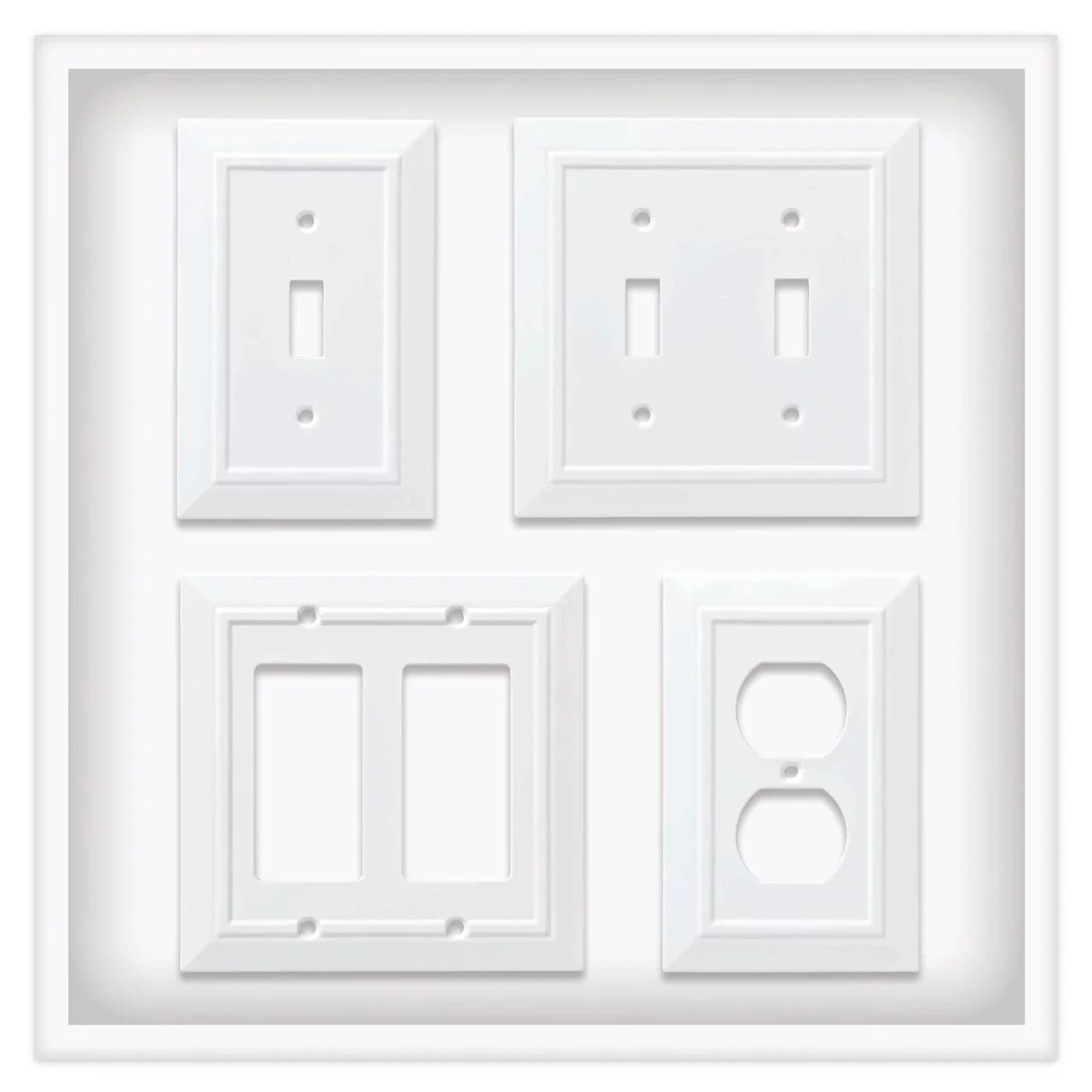 Franklin Brass Classic Architecture Double Duplex Wall Plate
