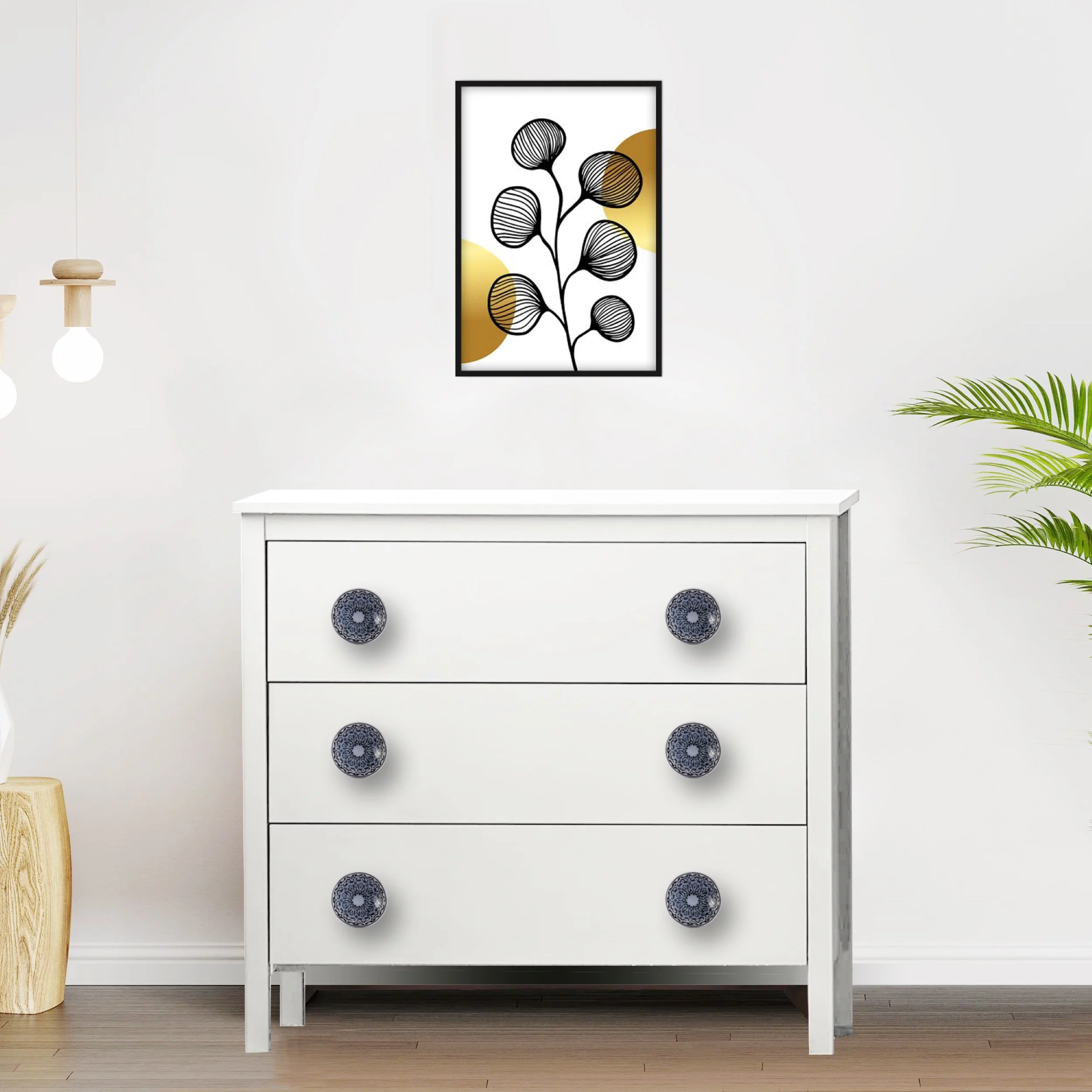 Mascot Hardware New Haven 1-4/7 In. Black Cupped Cabinet Knob - Pack of 10