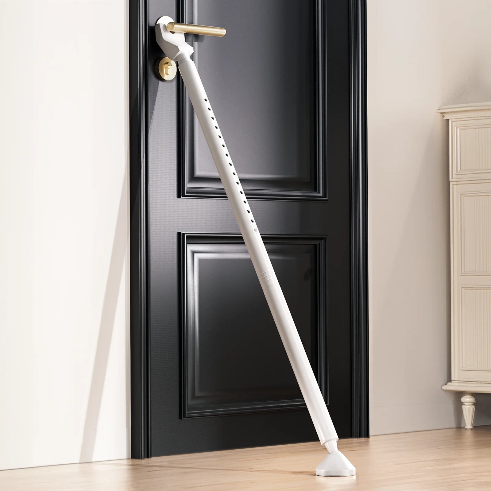 Welltop Adjustable Door Security Bar, Sliding Door/Window Door Stopper Security Jammer Bar