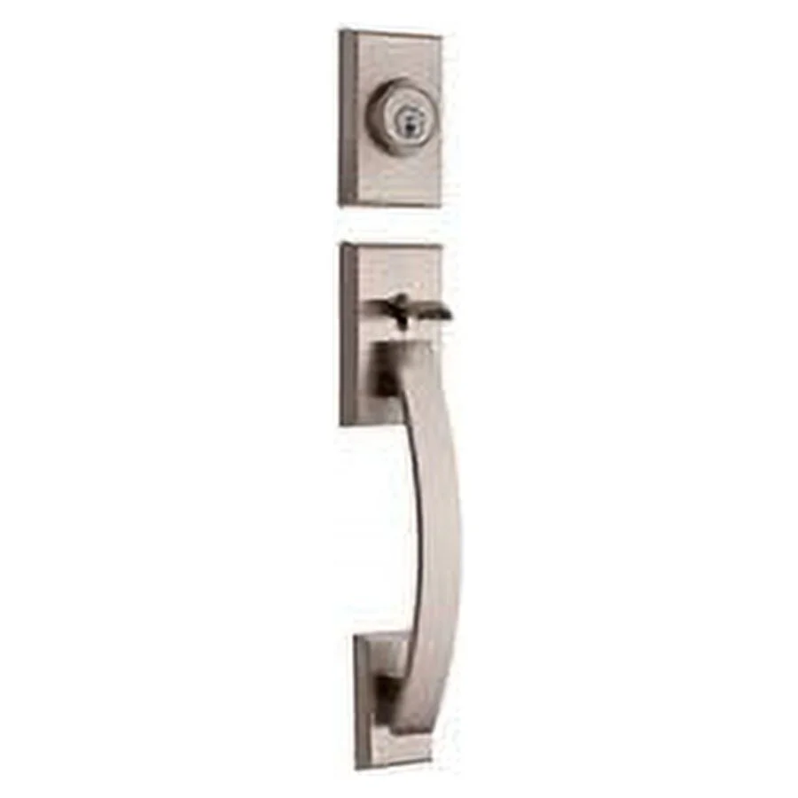 Kwikset 98001-373 Polished Chrome Tavaris Single Cylinder Handleset With Vedani Lever