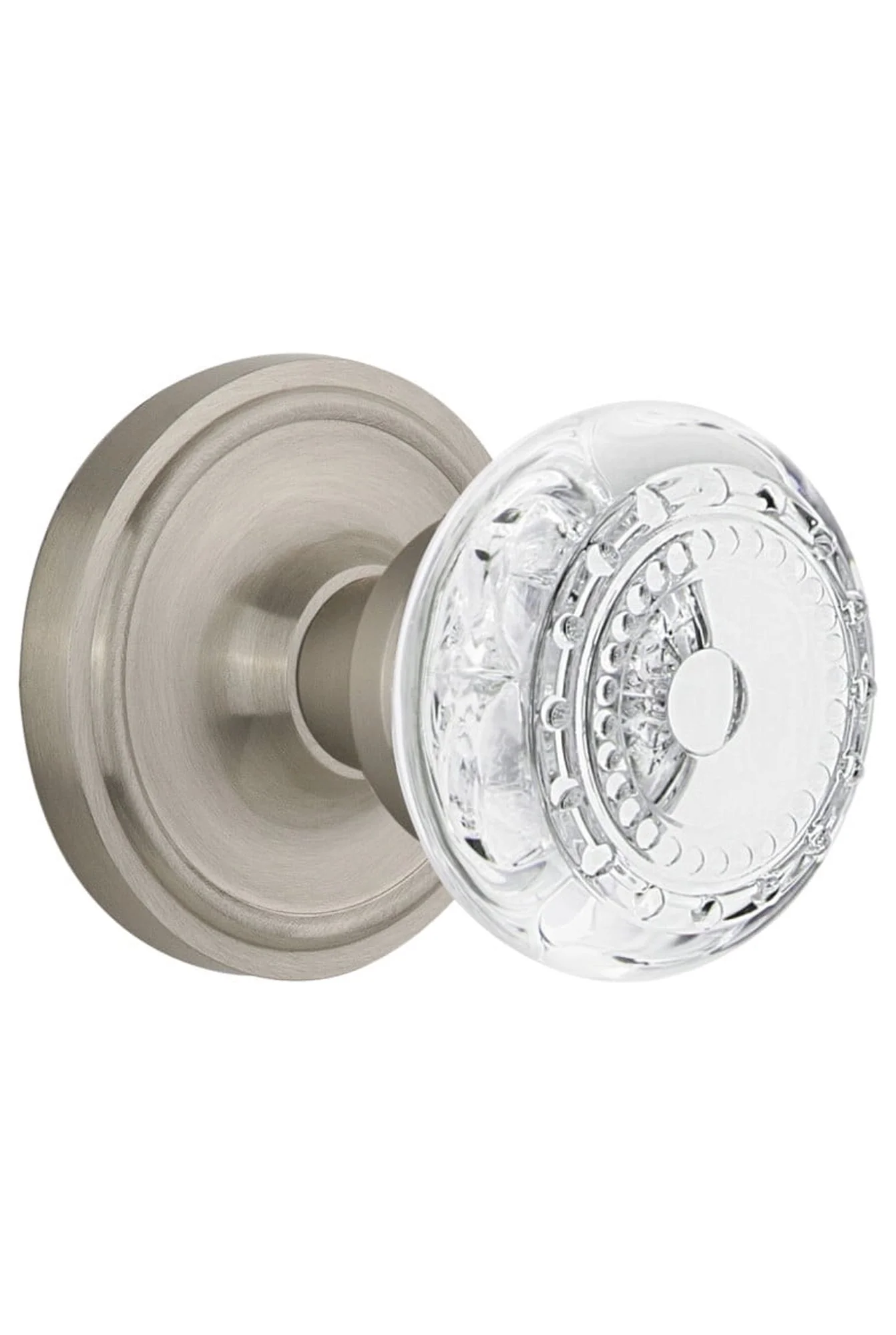 Nostalgic Warehouse Meadows Interior Mortise Door Knob with Rosette