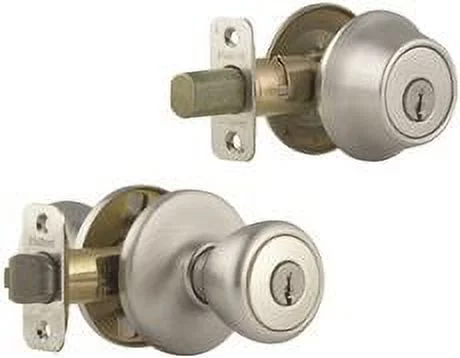 Kwikset Tylo Entry/Deadlock Combo Satin Chrome