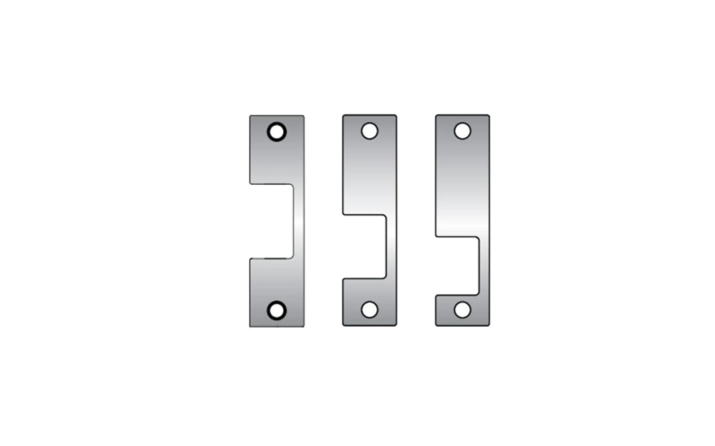 HES LB Kit 630 Faceplate Kit 1006 Series 4-7/8 x 1-1/4 Mortise Lock Latchbolt Solution Satin Stainless Steel