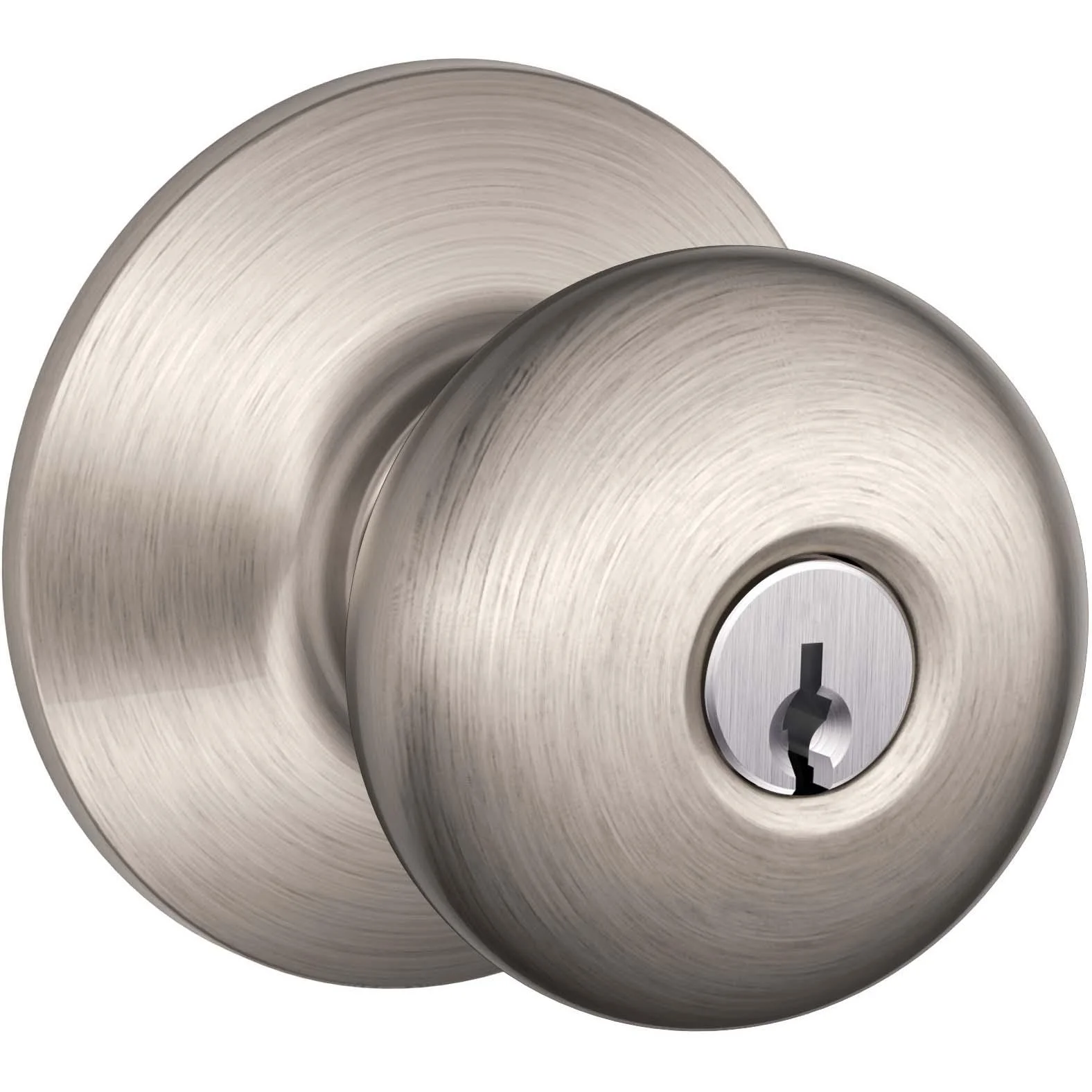 Schlage F51PLY619 Plymouth Entrance, Satin Nickel