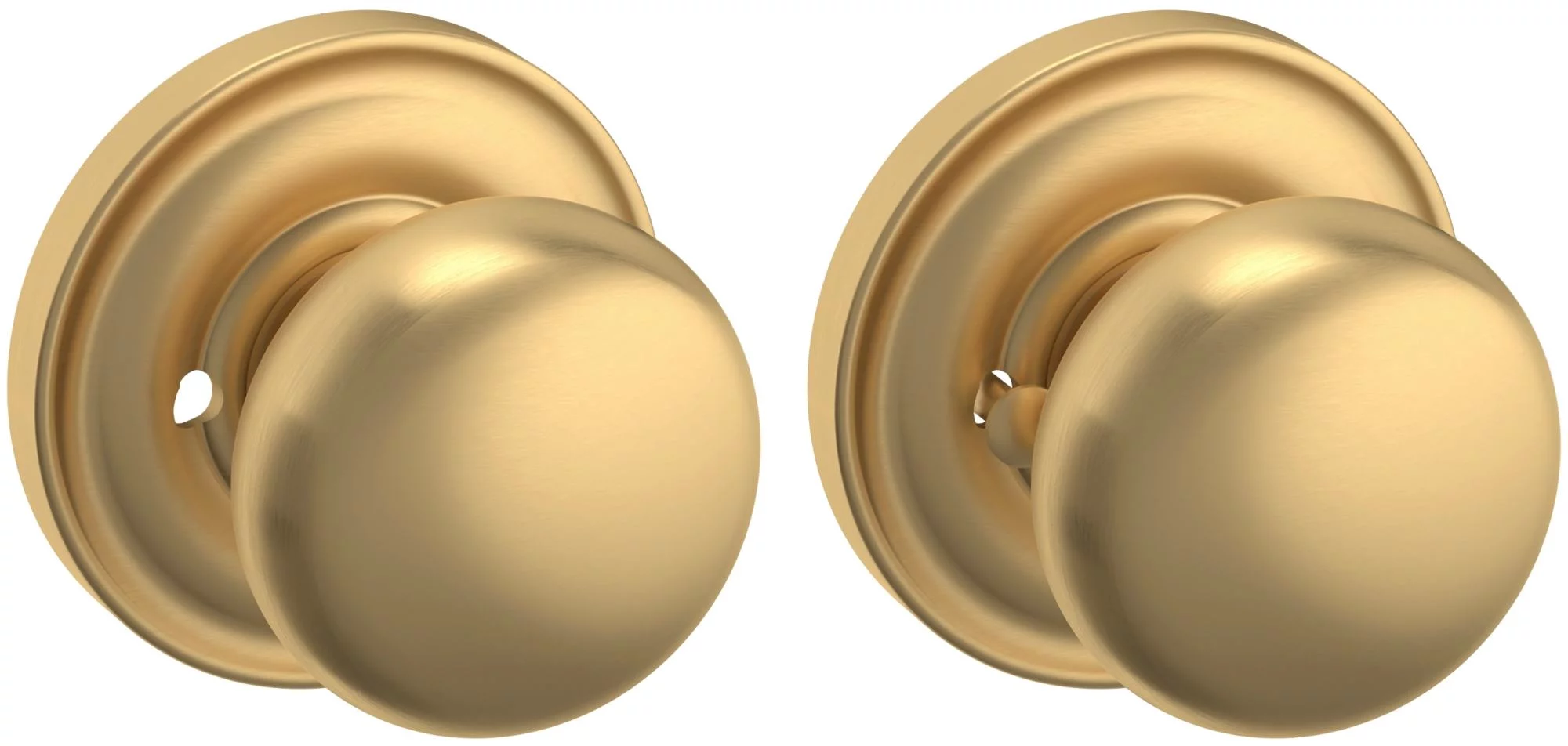 Baldwin 5000.Priv 5000 Privacy Door Knob Set - Brass