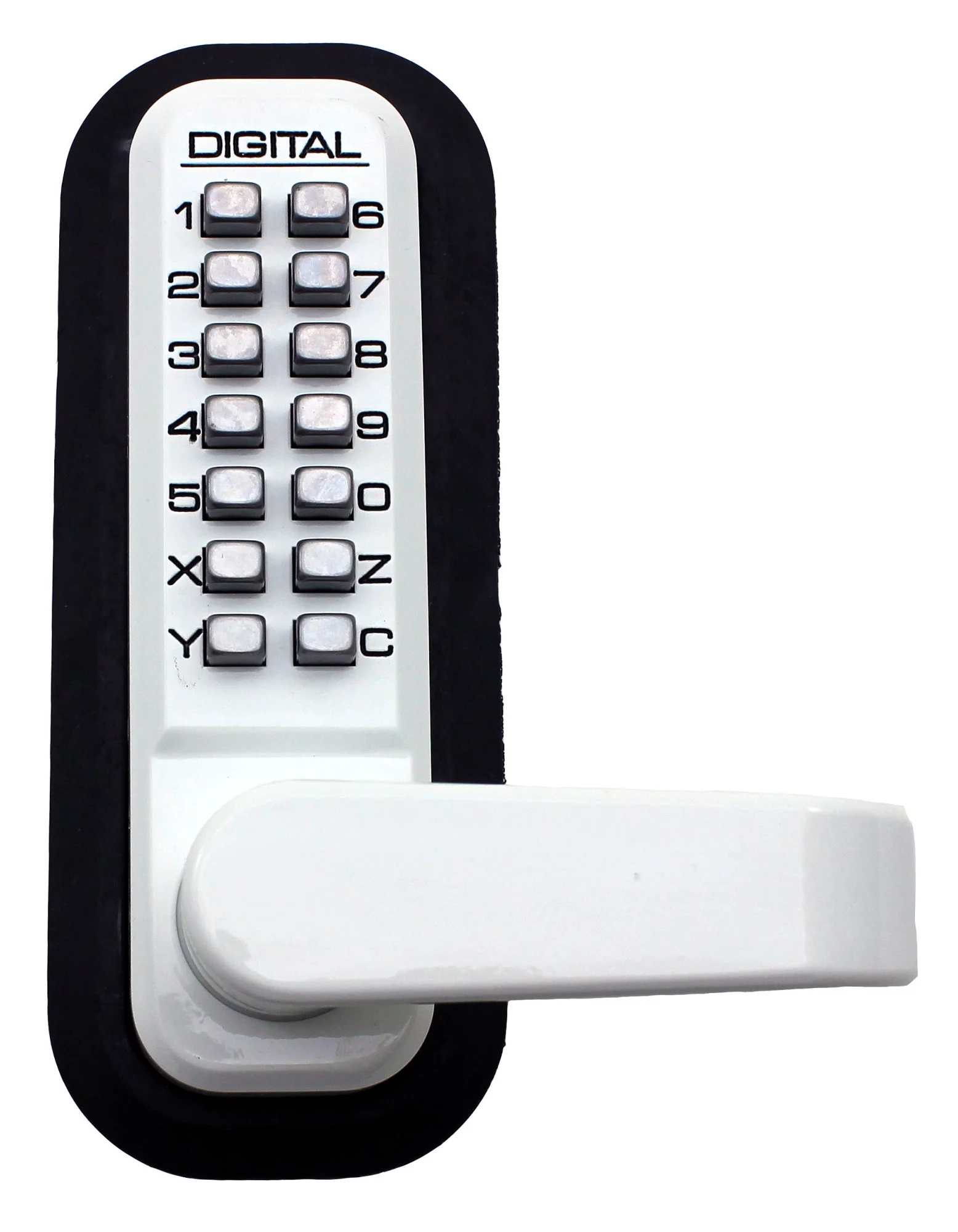Lockey 2835-SC-DC Mechanical Keyless Lock With Passage Function Double Sided Combination - Satin Chrome