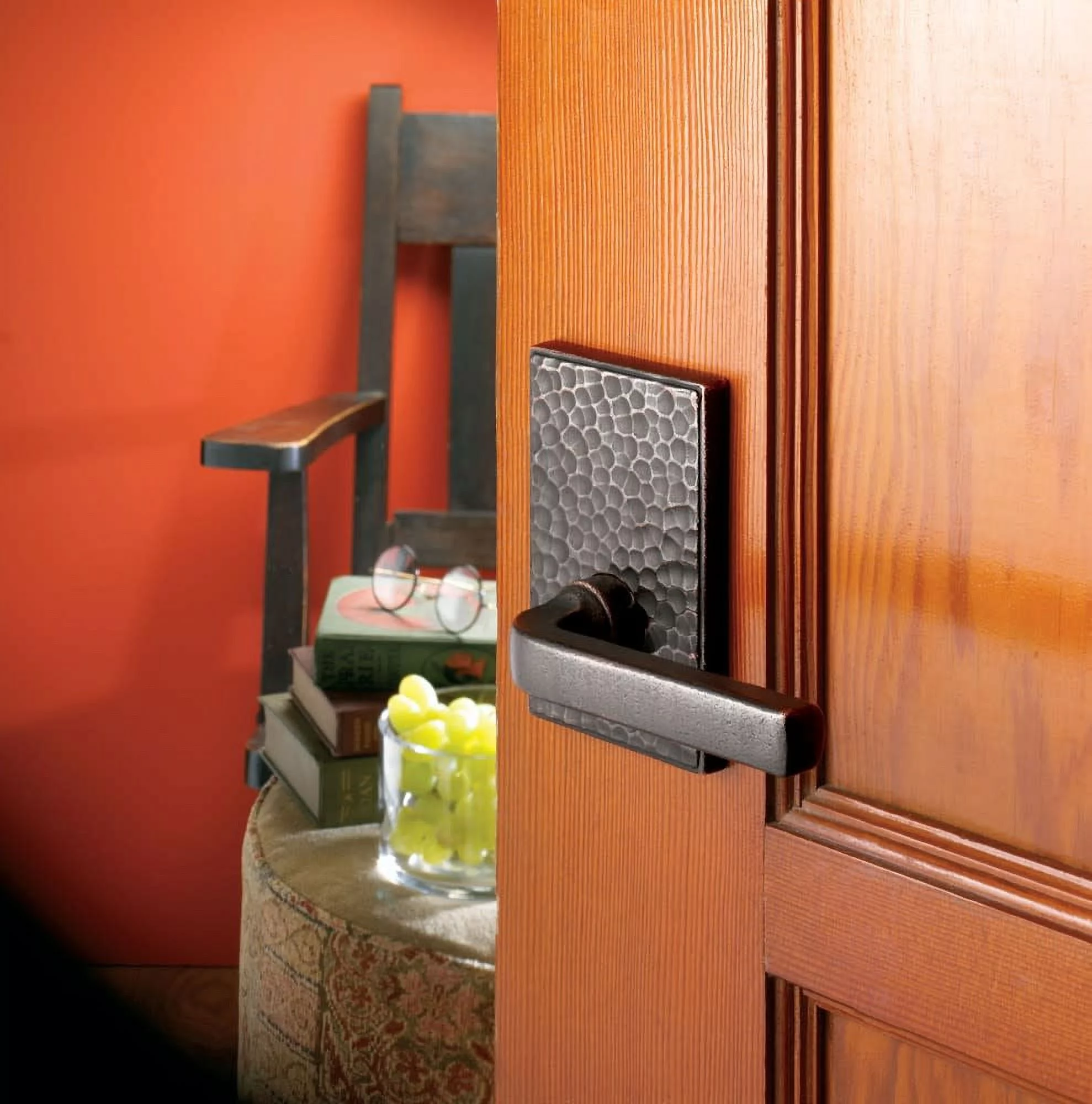 Baldwin 5190.Lmr Single Left Hand Estate Lever Minus Rosettes - Chrome