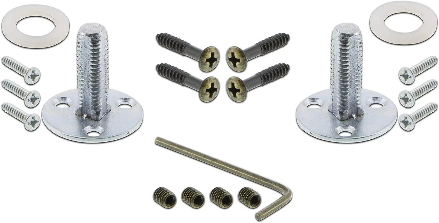 Nostalgic Warehouse Eadmea_Dp_Nk Meadows Vintage Victorian Solid Brass Dummy Door Knob Set