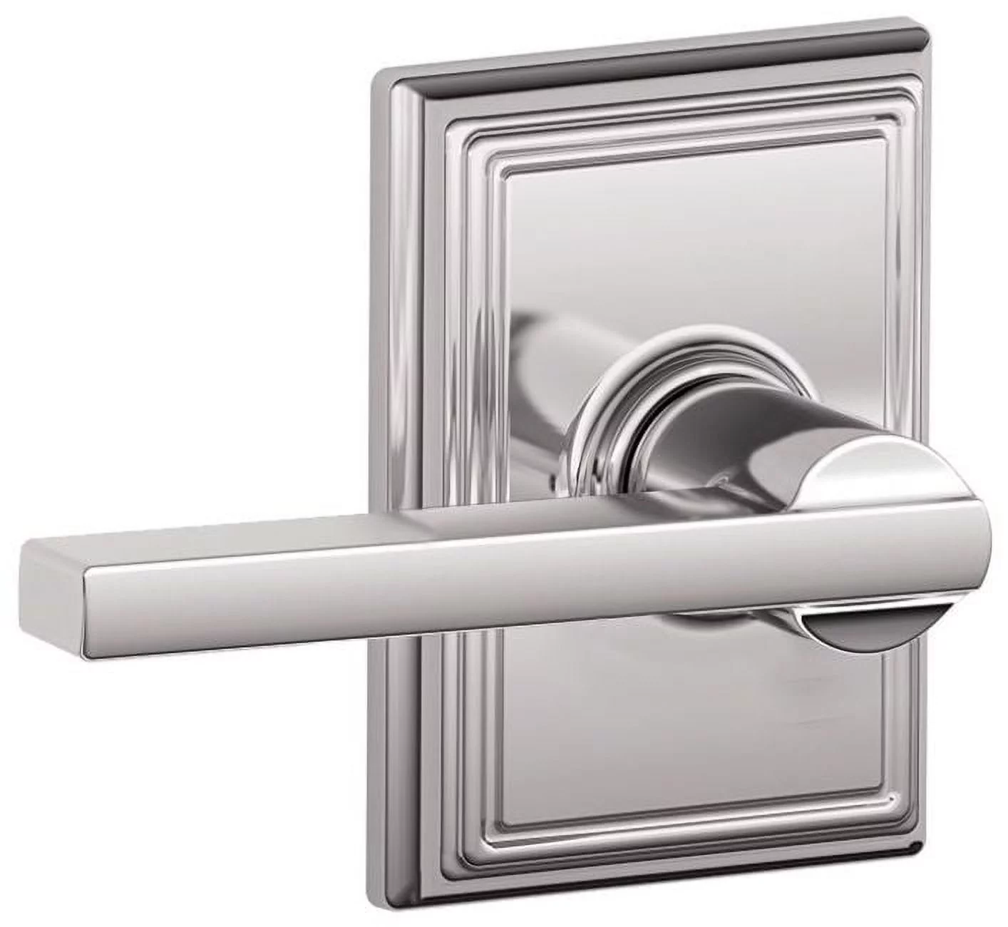 Schlage F10-Lat-Add Latitude Reversible Passage Door Lever Set - Chrome